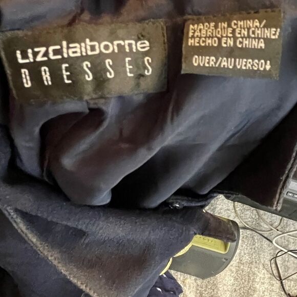 Vintage Liz Claiborne Dress Blue - Picture 2 of 8